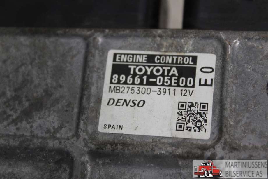 Styreenhet motor til Toyota Avensis 2009-2015 (Type III, Fase 1)  (TOYOTA||89661-05E00)
