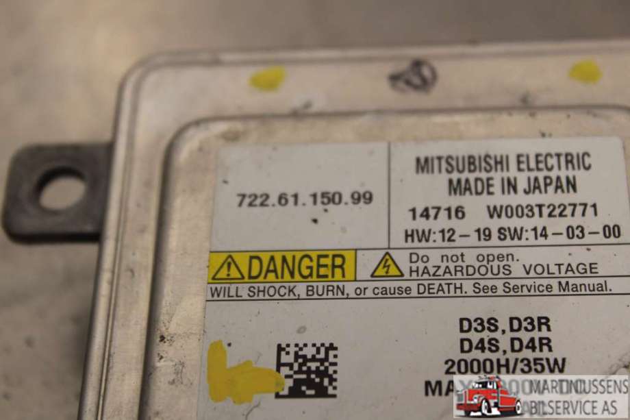 Styreenhet xenon/ballast til Volvo V40 2012-2019  (VOLVO||722.61.150.99)
