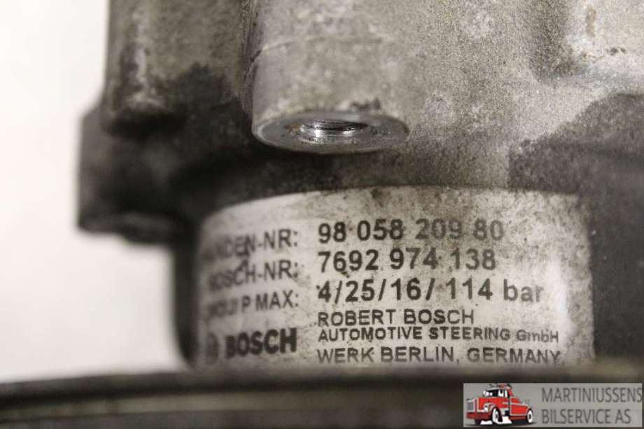 Servo pumpe mekanisk til Peugeot Boxer 2014-->> (Type III, Fase 2)  (PEUGEOT|7692974138||9805820980)