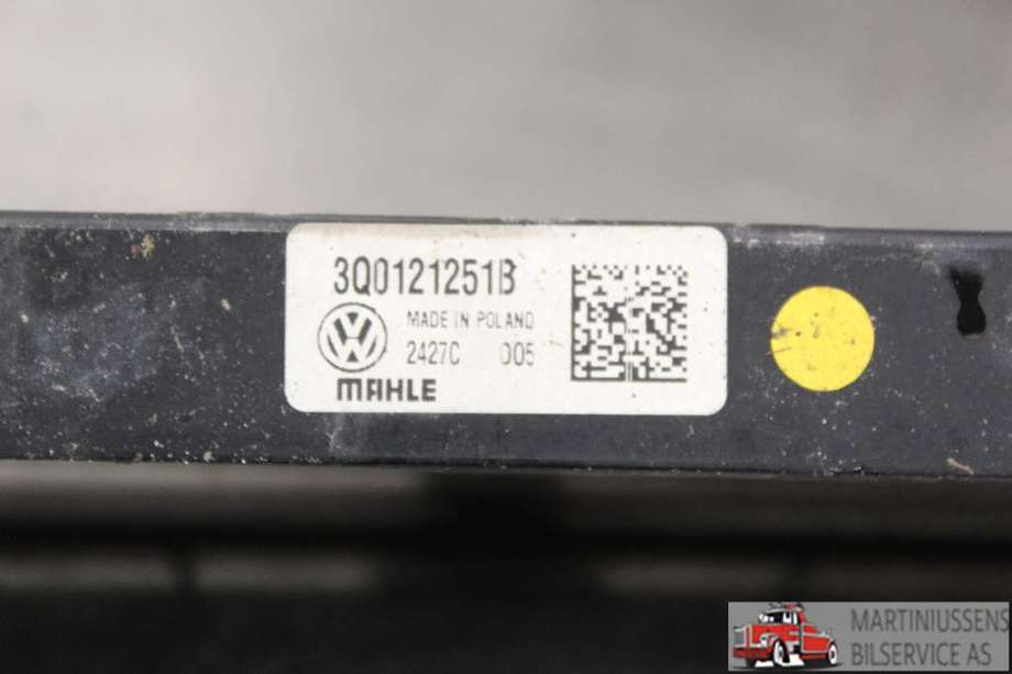 Radiator (automat gir) til VW e-Golf 2017-2020 (Fase 2)  (VOLKSWAGEN||3Q0121251B)