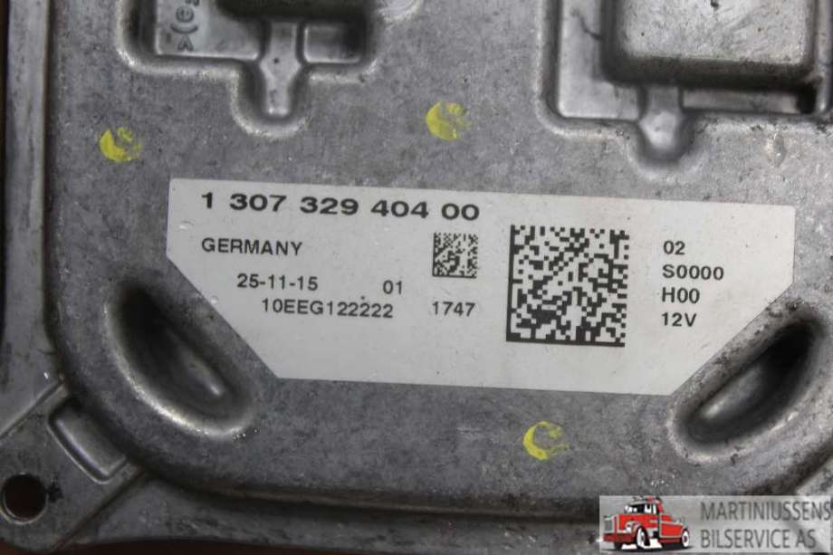 Styreenhet xenon/ballast til Peugeot 308 2013-2021 (Type II)  (PEUGEOT||1 307 329 404 00)