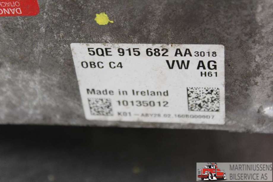 Batterilader kabel til VW e-Golf 2014-2017 (Fase 1)  (VOLKSWAGEN||5QE.915.682 AA)