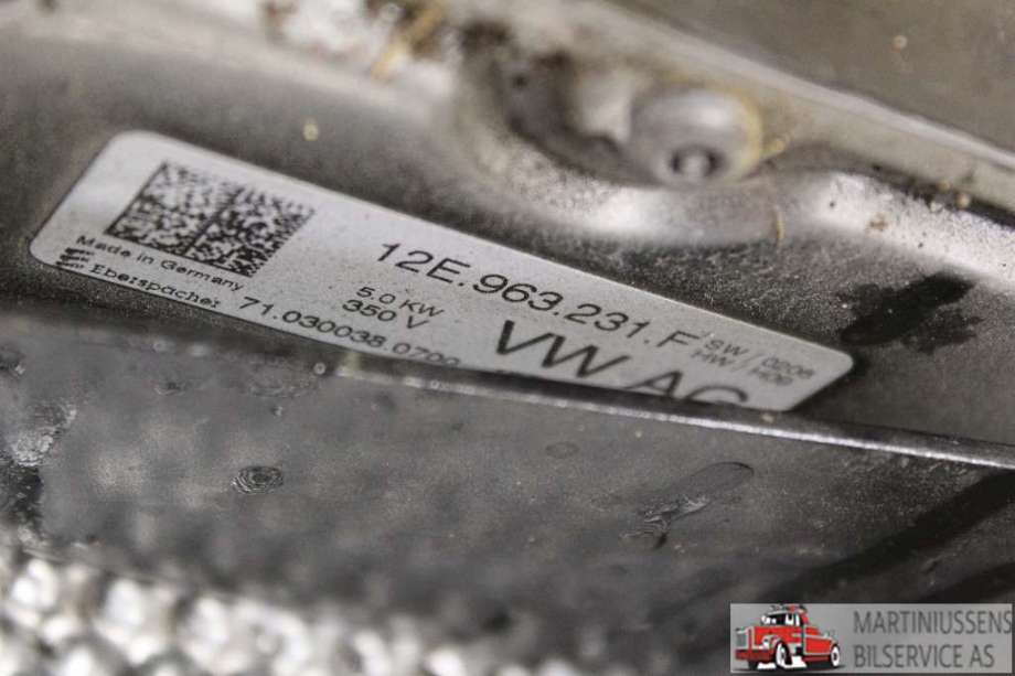 Varmeapparat register til VW e-Golf 2014-2017 (Fase 1)  (VOLKSWAGEN||04E.145.721.G)