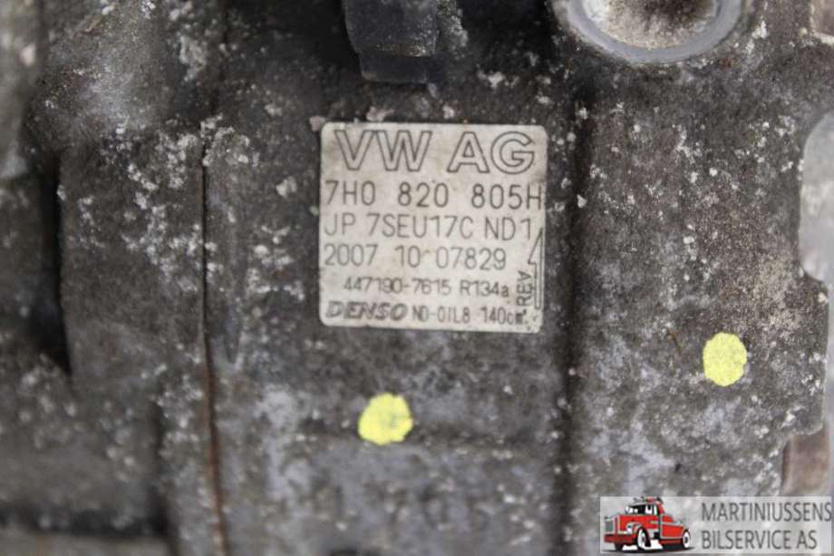 Aircondition kompressor til VW Transporter / Caravelle 2003-2009 (Fase 1) (T5) (T5) (VOLKSWAGEN||7H0.820.805 H)