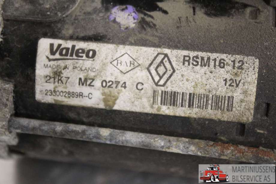 Starter diesel til Fiat Talento 2016-->>  (FIAT||233002889R-C)