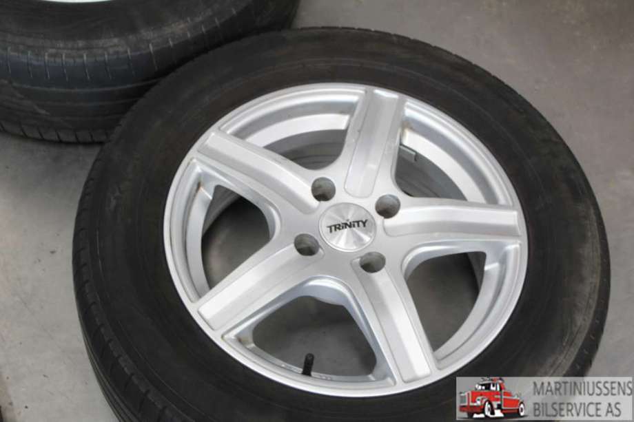 Felgsett aluminium til Peugeot Partner 2015-2019 (Type II, Fase 2)  (PEUGEOT|4X108 ET53|TRINITY POLARIS|15X6 ET53)