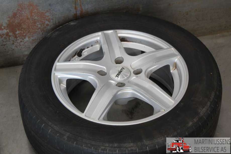 Felgsett aluminium til Peugeot Partner 2015-2019 (Type II, Fase 2)  (PEUGEOT|4X108 ET53|TRINITY POLARIS|15X6 ET53)