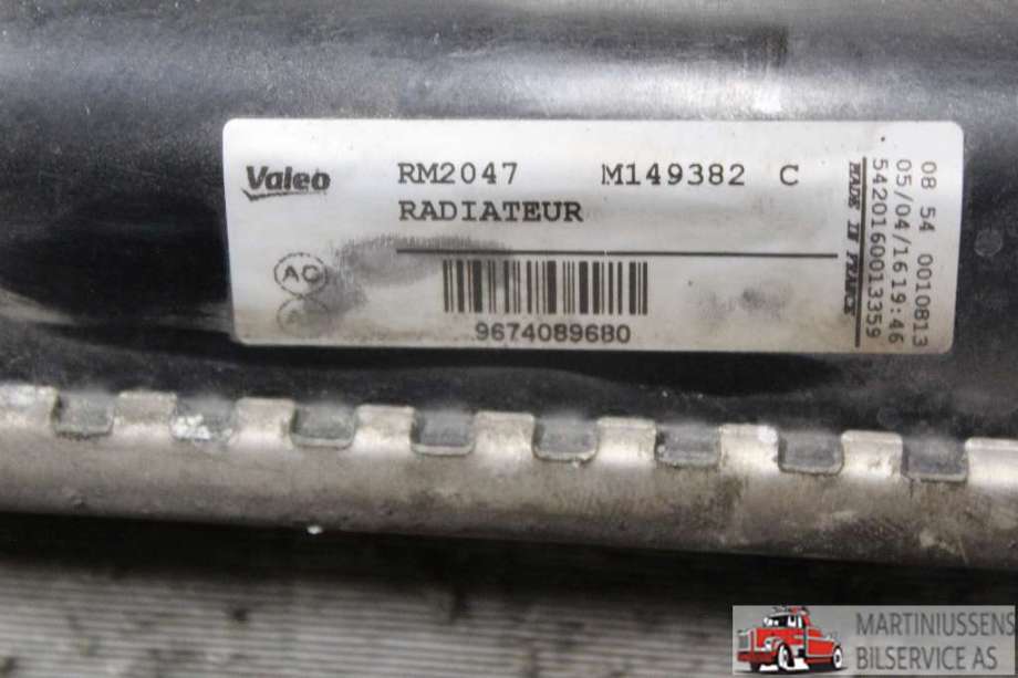 Radiator (manuell gir) til Peugeot Partner 2015-2019 (Type II, Fase 2)  (PEUGEOT||M149382 C)
