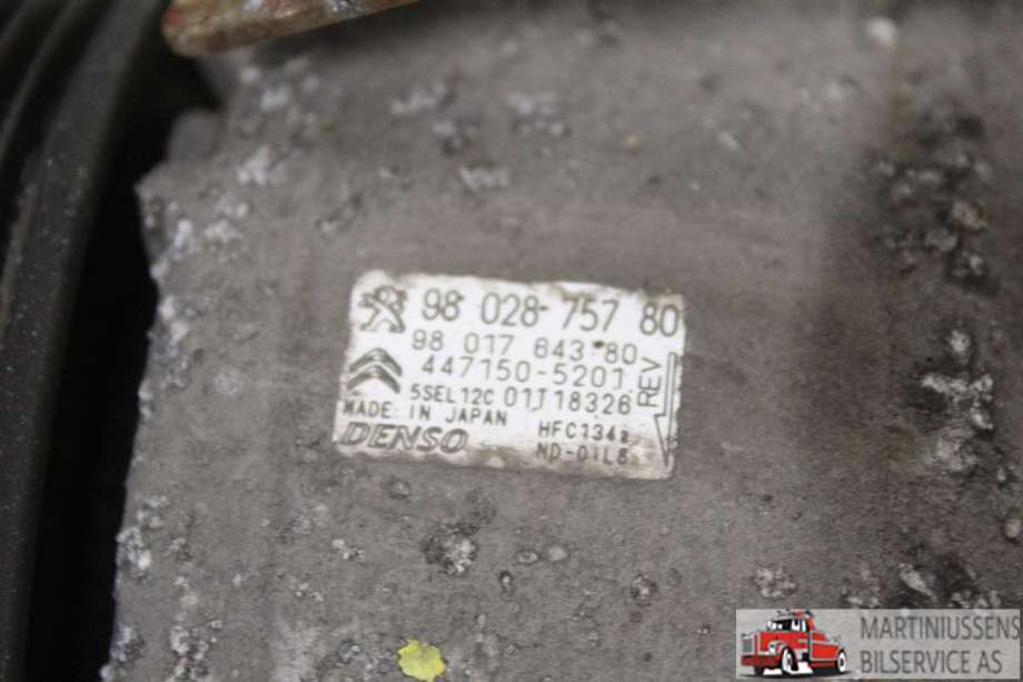 Aircondition kompressor til Peugeot Partner 2015-2019 (Type II, Fase 2)  (PEUGEOT||98 028 757 80)