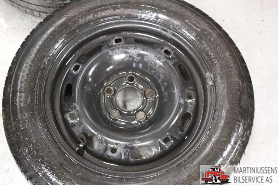Felgsett stål til VW Polo 2002-2005 (Type IV, Fase 1)  (VOLKSWAGEN|5X100|6X14 ET 43|)