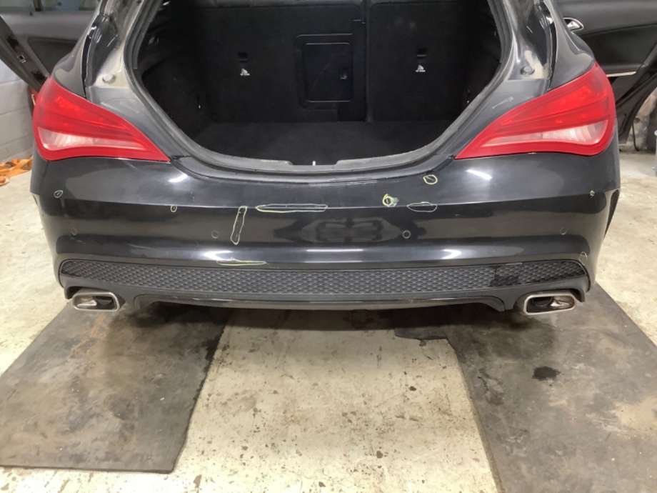 Støtfanger bak til Mercedes CLA, 2013-2019 (C117) (C117) (MERCEDES|)