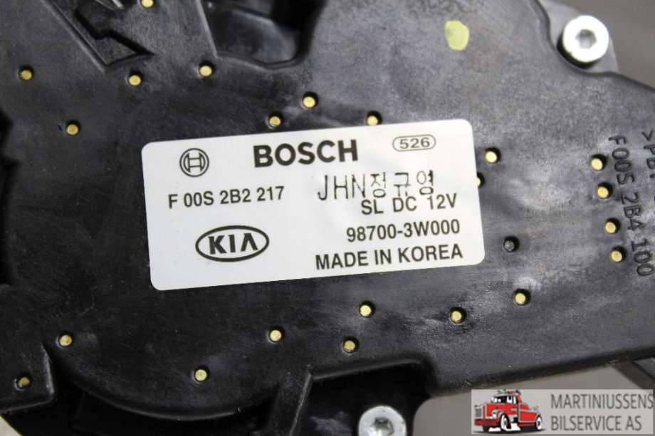 Viskermotor bakrute til Kia Sportage 2010-2016 (Type III)  (KIA||98700-3W000)