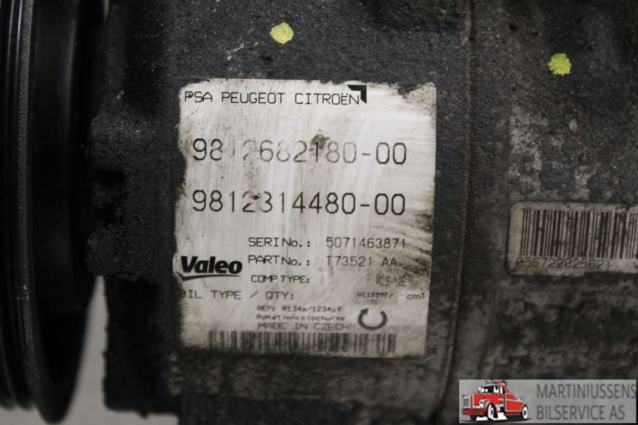 Aircondition kompressor til Peugeot 308 2013-2021 (Type II)  (PEUGEOT||9812682180-00)