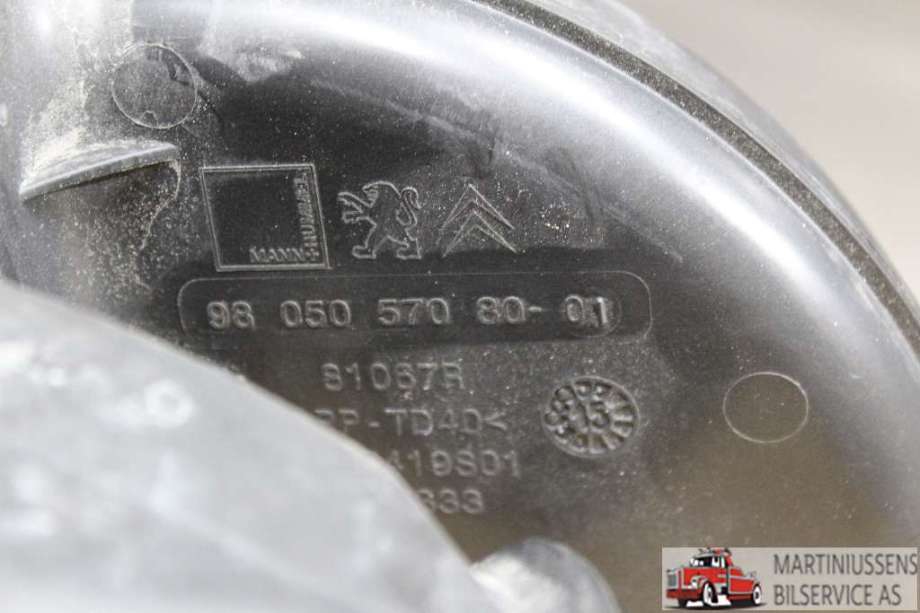Luftfilterboks til Peugeot 308 2013-2021 (Type II)  (PEUGEOT||98 050 570 80-01)