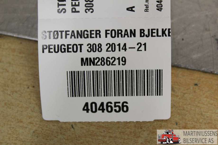 Støtfangerforsterkning foran til Peugeot 308, 2013-2021 (Type II)  (PEUGEOT|)