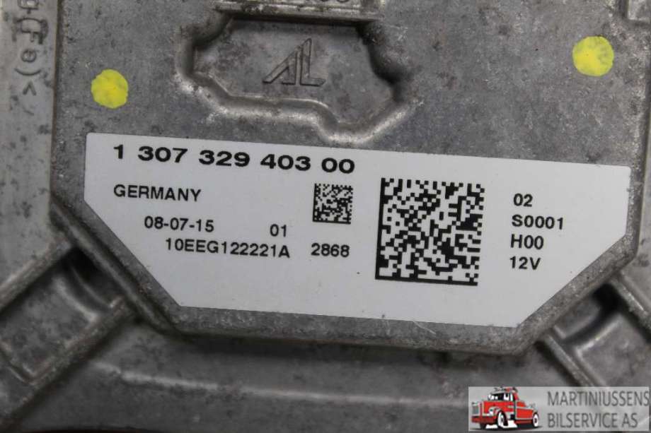 Styreenhet xenon/ballast til Peugeot 308 2013-2021 (Type II)  (PEUGEOT||1 307 329 403 00)