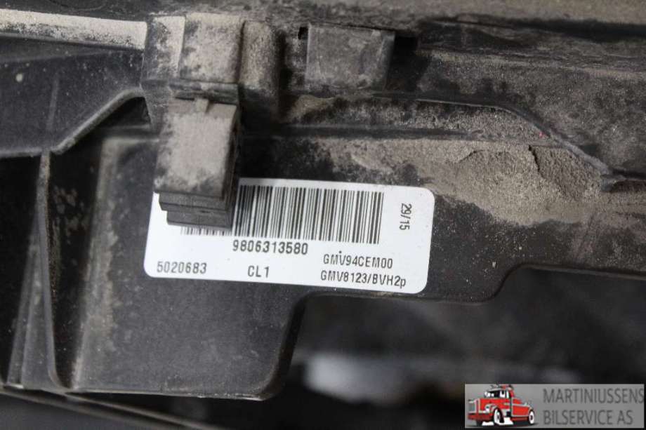 Kjølevifte til Peugeot 308 2013-2021 (Type II)  (PEUGEOT||9806313580)