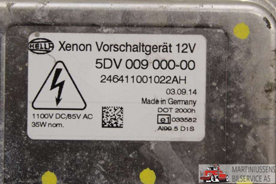 Styreenhet xenon/ballast til Kia Sportage 2010-2016 (Type III)  (KIA||5DV 009 000-00)