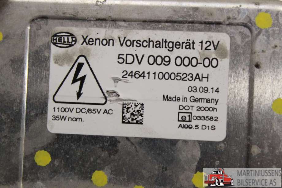 Styreenhet xenon/ballast til Kia Sportage 2010-2016 (Type III)  (KIA|5DV 009 000-00|)