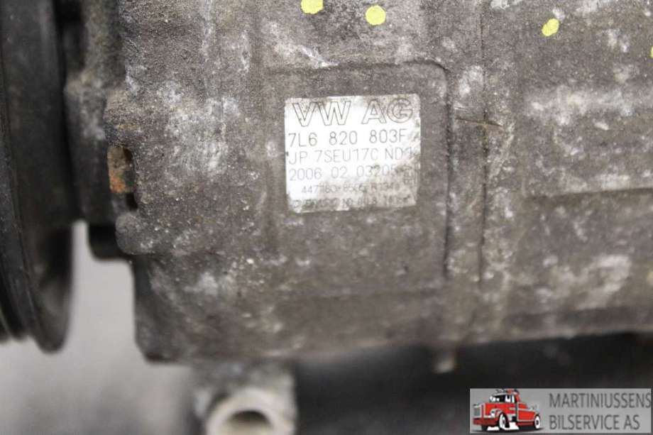 Aircondition kompressor til Audi Q7 2006-2010 (Type I, Fase 1)  (AUDI||7L6 820 803F)