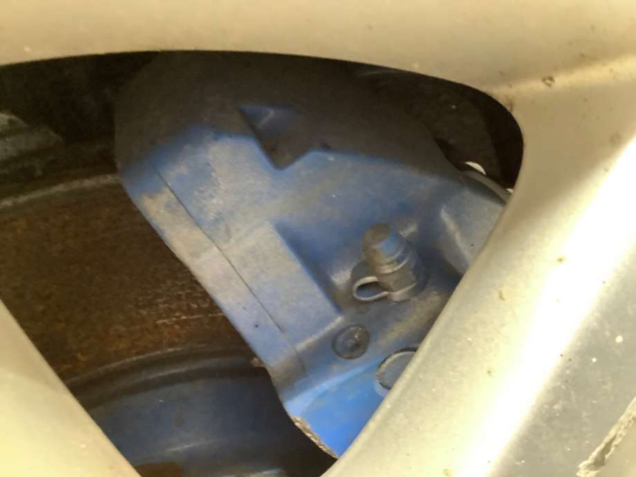 Bremsecaliper høyre foran til Audi Q7 2006-2010 (Type I, Fase 1)  (AUDI|)