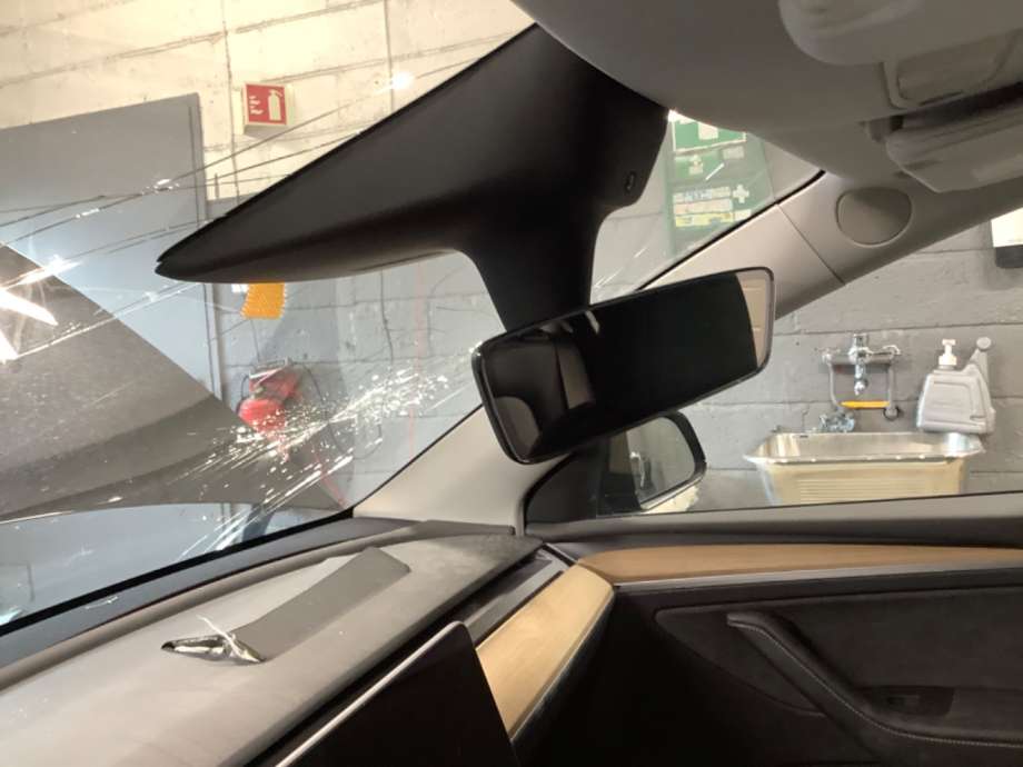 Speil innvendig til Tesla Model Y, 2021-2024 (Type I)  (TESLA|)