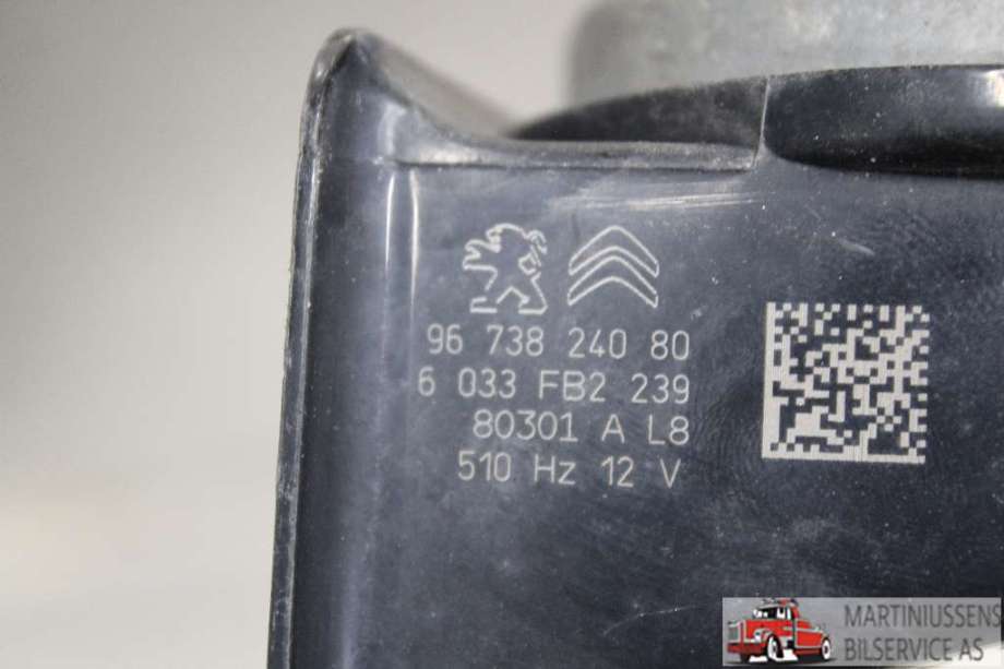 Horn/signalhorn til Peugeot 2008 2013-2019 (Type I)  (PEUGEOT||9673824080)