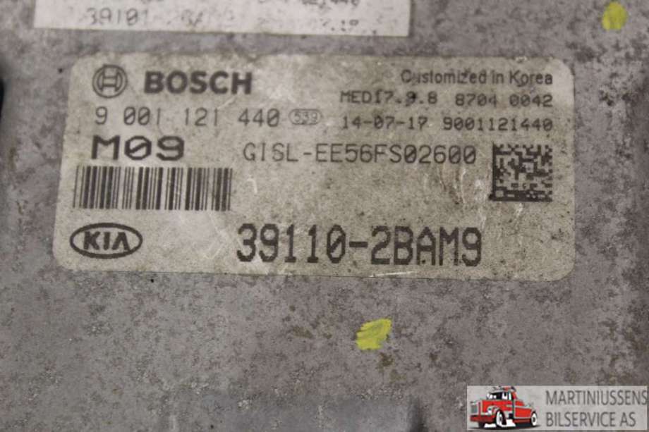 Styreenhet motor til Kia Sportage 2010-2016 (Type III)  (KIA||39110-2BAM9)