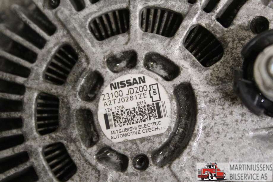 Dynamo til Nissan Qashqai 2007-2010 (Type I, Fase 1)  (NISSAN||23100 JD200)