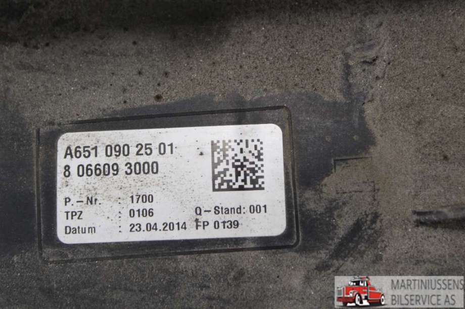Luftfilterboks til Mercedes C-Klasse 2014-2018 (Fase 1) (W205) (W205) (MERCEDES||A651 090 25 01)
