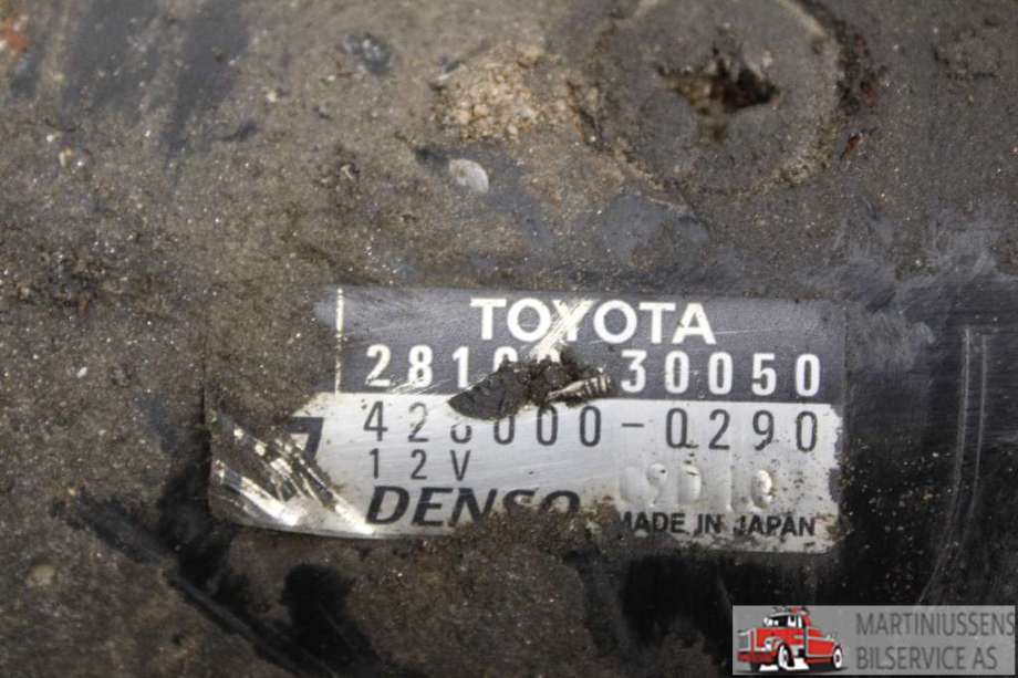 Starter diesel til Toyota Hilux 2002-2005  (TOYOTA||428000-0290)