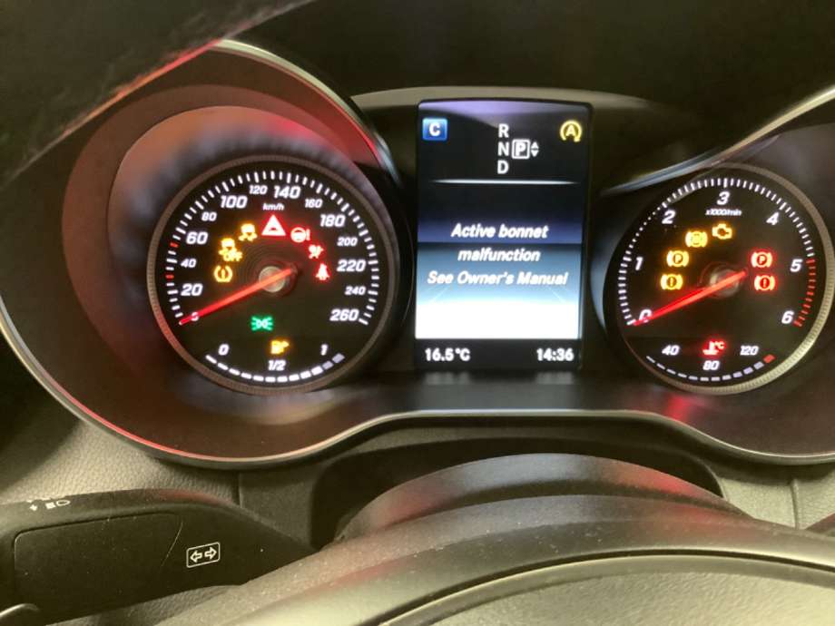 Speedometer til Mercedes C-Klasse 2014-2018 (Fase 1) (W205) (W205) (MERCEDES|)