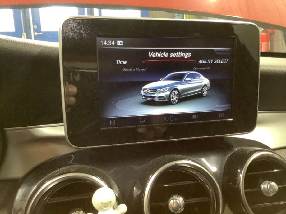 Multimedia display (MCU - Media Controller Unit) til Mercedes C-Klasse, 2014-2018 (Fase 1) (W205) (W205) (MERCEDES|)