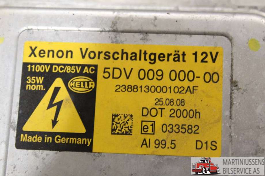 Styreenhet xenon/ballast til Saab 9-3 2008-2011 (Type II, Fase 2)  (SAAB||5DV 009 000-00)