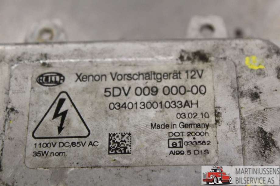 Styreenhet xenon/ballast til VW Tiguan 2007-2011 (Type I, Fase 1)  (VOLKSWAGEN||5DV 009 000-00)