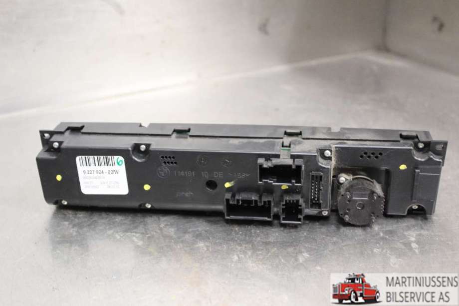Varmeapparat betjening til BMW X5 2007-2013 (E70) (E70) (BMW||9 227 924-02W)