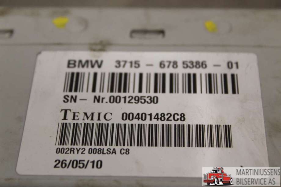 Styreenhet diverse til BMW X5 2007-2013 (E70) (E70) (BMW||00401482C8)