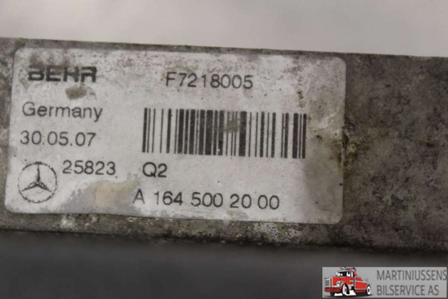 Oljekjøler til Mercedes ML 2005-2011 (W164) (W164) (MERCEDES||A 164 500 20 00)