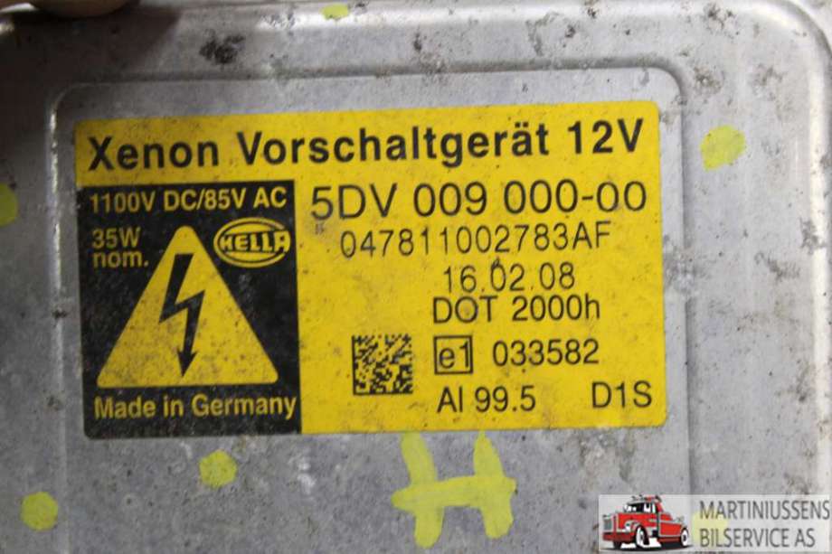 Styreenhet xenon/ballast til BMW 5-Serie 2003-2010 (E60/E61) (E60/E61) (BMW||5DV 009 000-00)