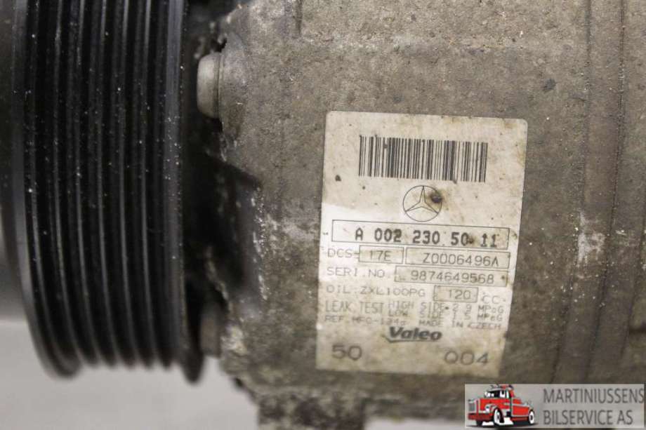 Aircondition kompressor til Mercedes C-Klasse 2007-2011 (Fase 1) (W204) (W204) (MERCEDES||A 00 230 50 11)