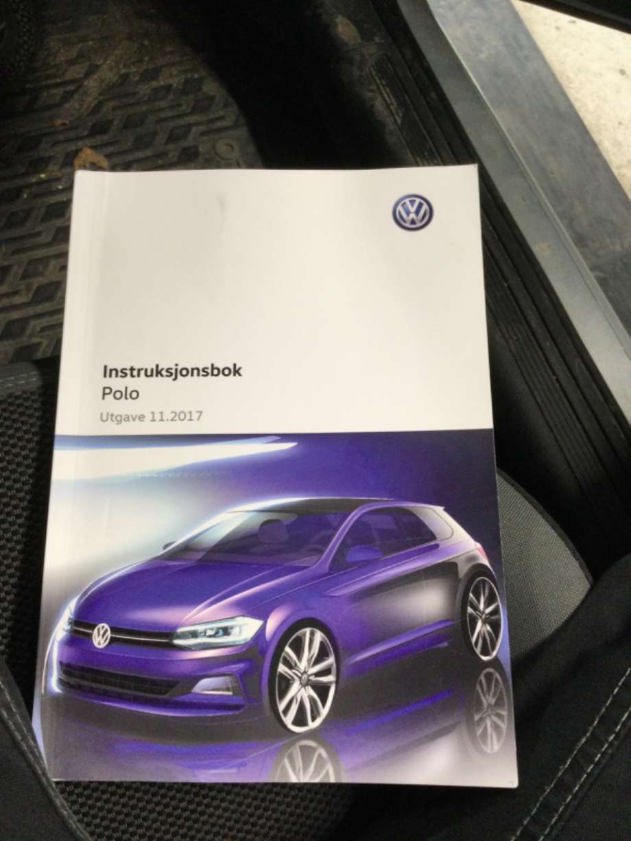 Instruksjonsbok til VW Polo, 2017-2021 (Type VI, Fase 1)  (VOLKSWAGEN|)