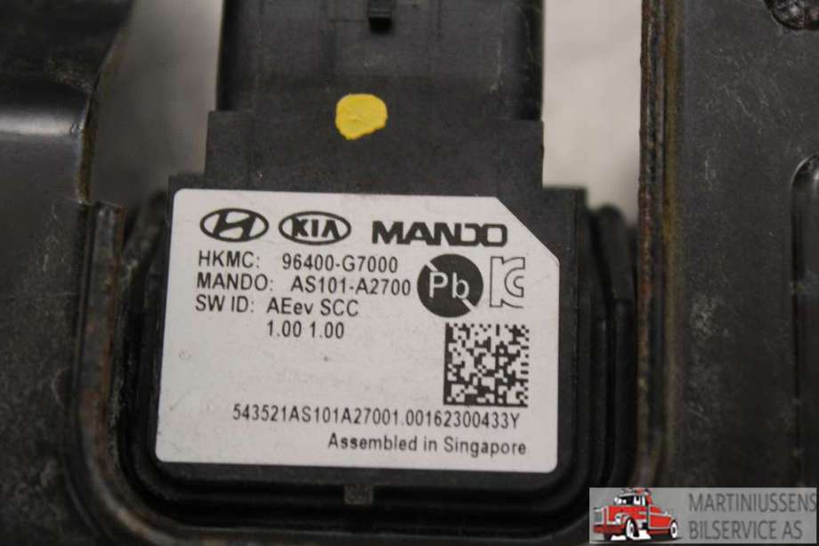 Sensor radar til Hyundai Ioniq Electric 2016-2019 (Fase 1)  (HYUNDAI||96400-G7000)