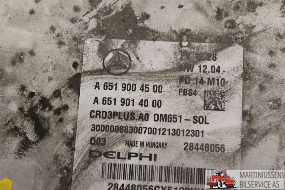 Styreenhet motor til Mercedes C-Klasse 2014-2018 (Fase 1) (W205) (W205) (MERCEDES||A 651 900 45 00)
