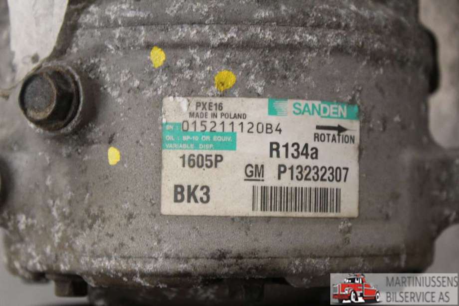 Aircondition kompressor til Opel Insignia A 2009-2014  (OPEL||P13232307)