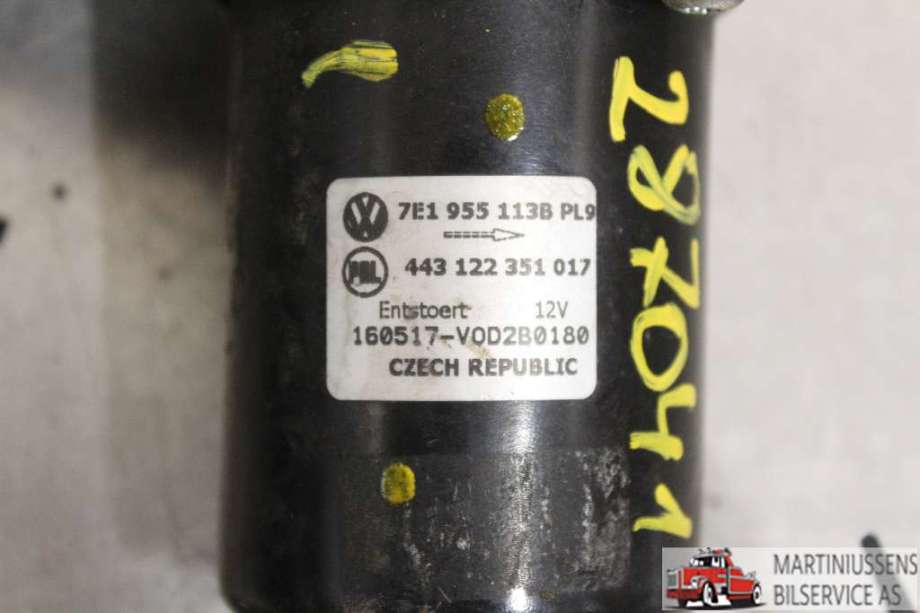 Viskermotor frontrute til VW Amarok 2016-2022 (Type I, Fase 2)  (VOLKSWAGEN||7E1.955.113B)