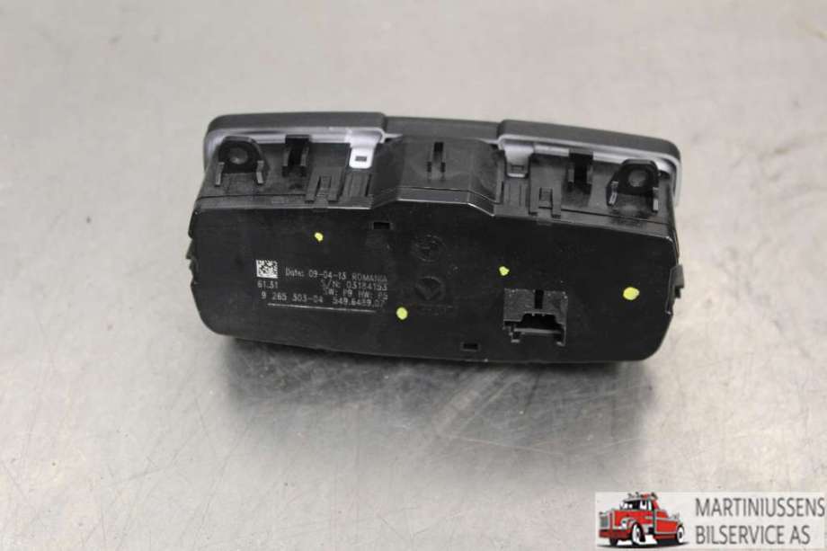 Bryter lys til BMW 1-Serie 2011-2015 (Fase 1) (F20/F21) (F20/F21) (BMW||549.6489.07)