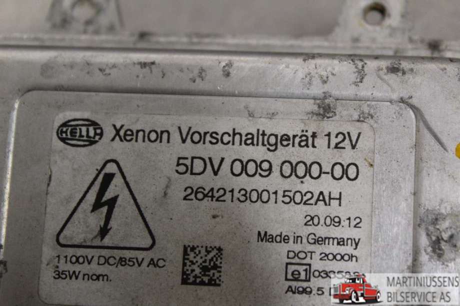 Styreenhet xenon/ballast til Ford S-Max 2010-2015 (Type I, Fase 2)  (FORD||5DV 009 000-00)