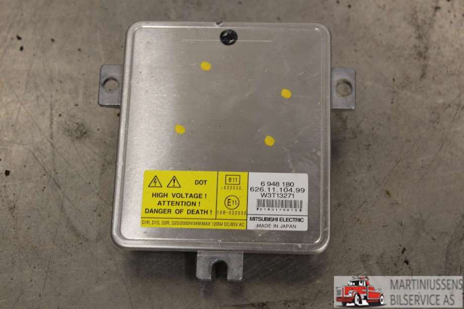Styreenhet xenon/ballast til Volvo V70, 2014-2016 (Type III, Fase 2)  (VOLVO|)