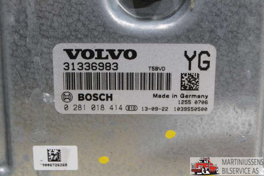 Styreenhet motor til Volvo V70 2014-2016 (Type III, Fase 2)  (VOLVO||31336983)