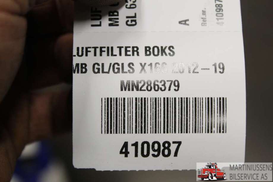 Luftfilterboks til Mercedes GLS, 2016-->> (Fase 2) (X166) (X166) (MERCEDES|)